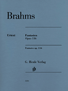 Fantasies, Op. 116 piano sheet music cover